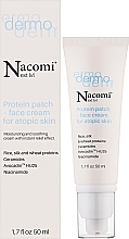 Крем для обличчя - Nacomi Protein Patch Face Cream Atopic Skin — фото N2