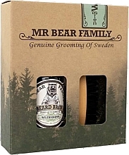 Духи, Парфюмерия, косметика Набор - Mr Bear Family Beard Wilderness Kit (fluid/60 ml + brush/1 pcs)