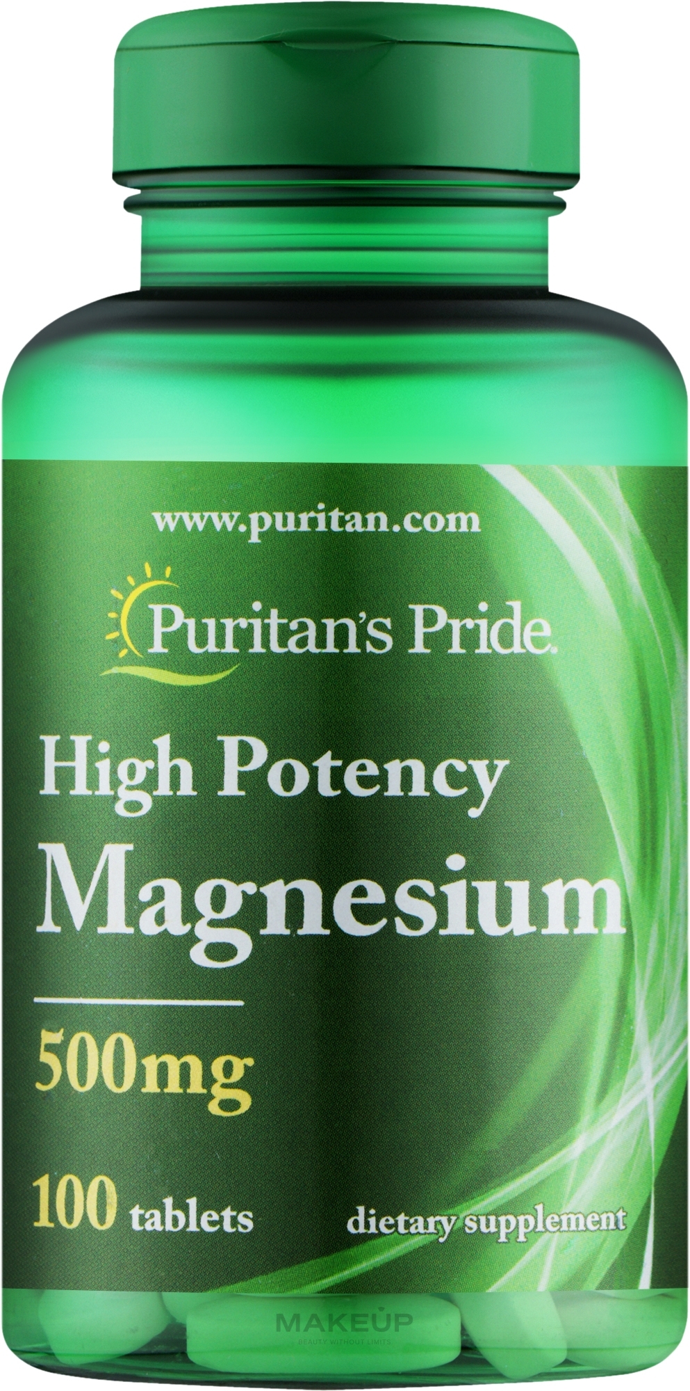 Дієтична добавка "Магній" - Puritan's Pride Triple Magnesium Complex 500 Mg — фото 100шт
