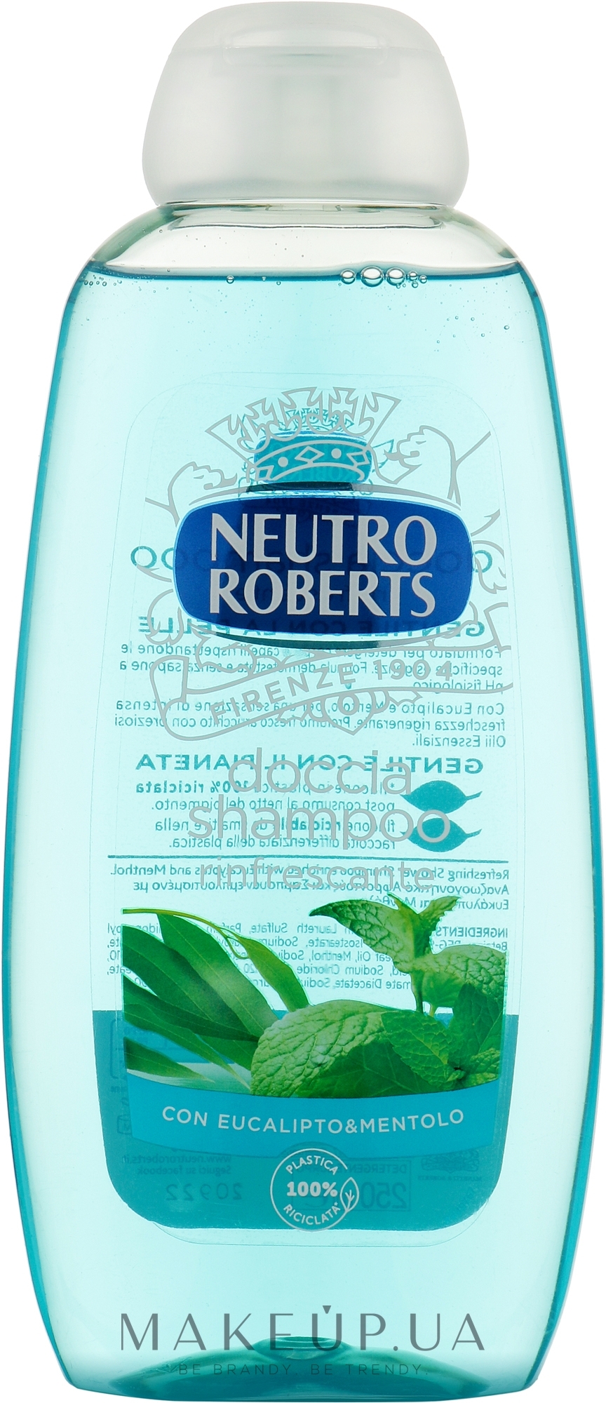 Гель-шампунь для душа "Эвкалипт и мята" - Neutro Roberts Doccia Shampoo — фото 250ml