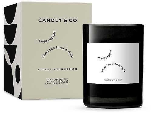 Ароматична свічка - Candly & Co No.3 Candle It Will Happen When The Time Is Right Citrus Cinnamon — фото N1