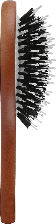 Масажна щітка для волосся, HB-03-22, коричнева - Beauty LUXURY — фото N2