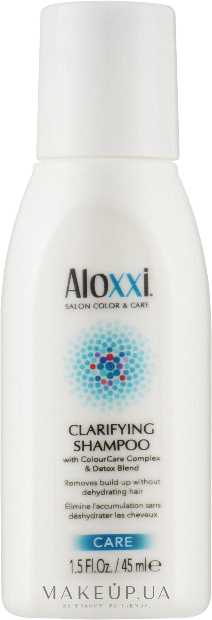 Очищающий детокс-шампунь для волос - Aloxxi Clarifying Shampoo (мини) — фото 45ml
