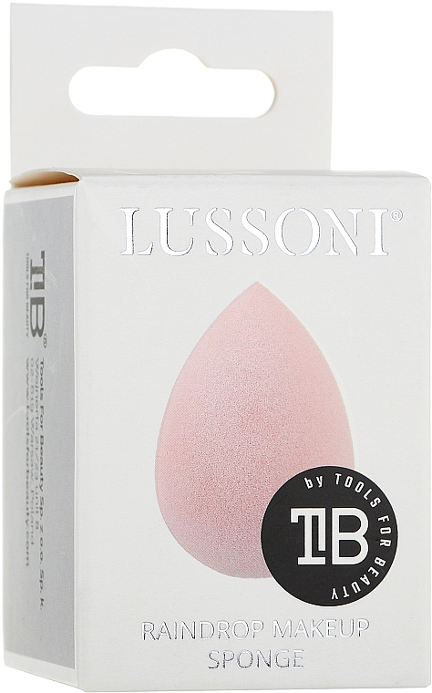 Спонж для макияжа, розовый - Lussoni Raindrop Makeup Sponge — фото N2
