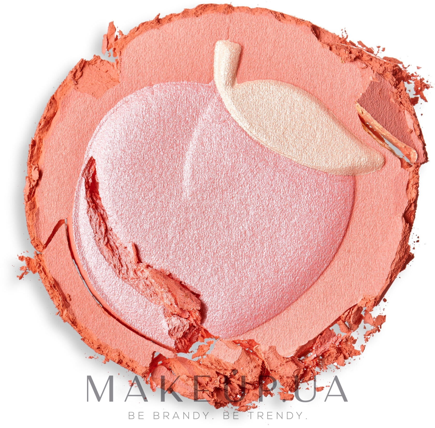 Румяна для лица - I Heart Revolution Fruity Blusher Soft Shimmer Blusher — фото Peach