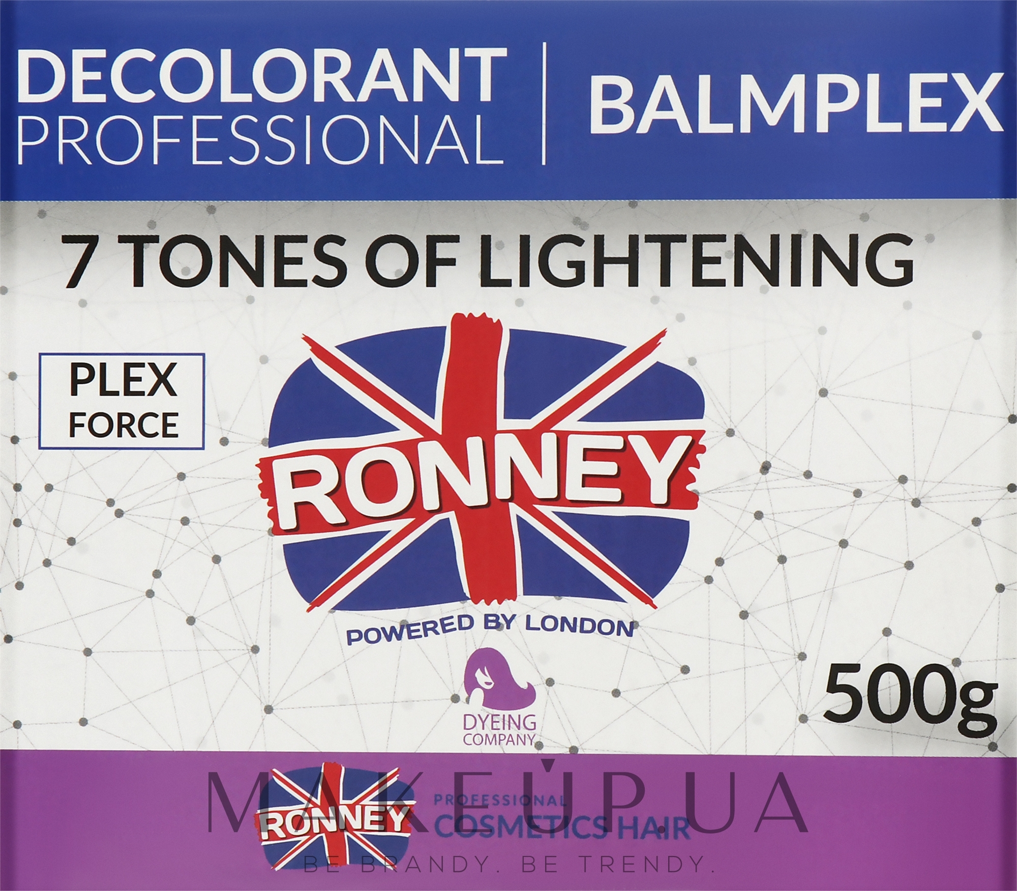 Пудра для осветления волос до 7 тонов - Ronney Professional BalmPlex 7 Tones Of Lightening — фото 500g