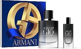 Giorgio Armani Acqua Di Gio Parfum - Набор (parfum/75ml + parfum/15ml) — фото N1