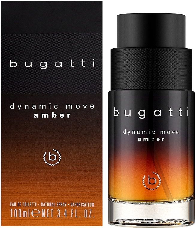 Bugatti Dynamic Move Amber - Туалетная вода — фото N2