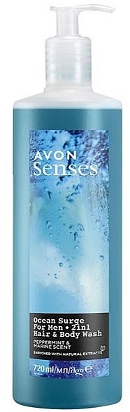 Гель для душа "Энергия океана" - Avon Senses Ocean Surge Shower Gel — фото N5