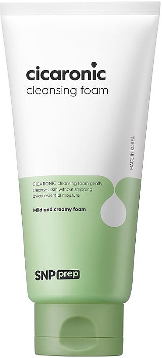 Пінка для вмивання для сухої шкіри обличчя - SNP Prep Cicaronic Cleansing Foam — фото N1