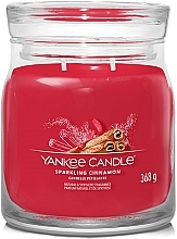 Ароматическая свеча - Yankee Candle Sparkling Cinnamon Scented Candle  — фото N1
