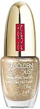 Духи, Парфюмерия, косметика Лак для ногтей - Pupa Red Queen Golden Dust Special Effect Nail Polish