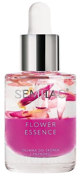 Интенсивное масло для ногтей и кутикулы - Semilac Flower Essence Pink Power — фото N1