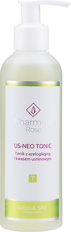 Тоник с азелоглицином и усниновой кислотой - Charmine Rose US-NEO Tonic — фото N1