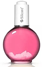 Парфумерія, косметика Олія для нігтів і кутикули з мушлями - Silcare Raspberry Light Pink With Shells Nail & Cuticle Oil