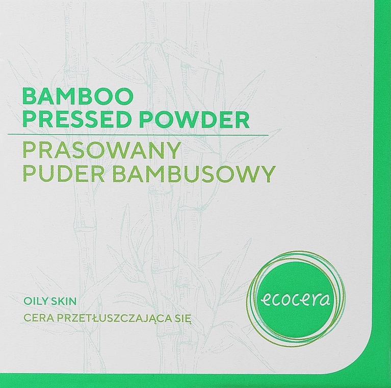 Прессованная бамбуковая пудра для лица - Ecocera Bamboo Pressed Face Powder — фото N1