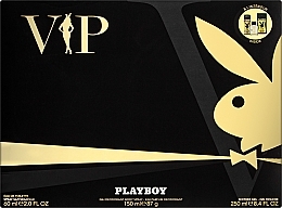 Парфумерія, косметика УЦІНКА Playboy VIP for Him - Набір (edt/60ml + sh/gel/250ml + deo/spray/150ml) *