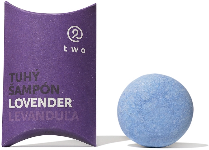 Твердый шампунь "Лаванда" для жирных волос с перхотью - Two Cosmetics Lavender Solid Shampoo — фото N1