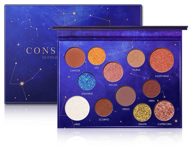 Палетка теней для век, 12 оттенков - Focallure 12 Shade Eyeshadow Palette Constellation Collection