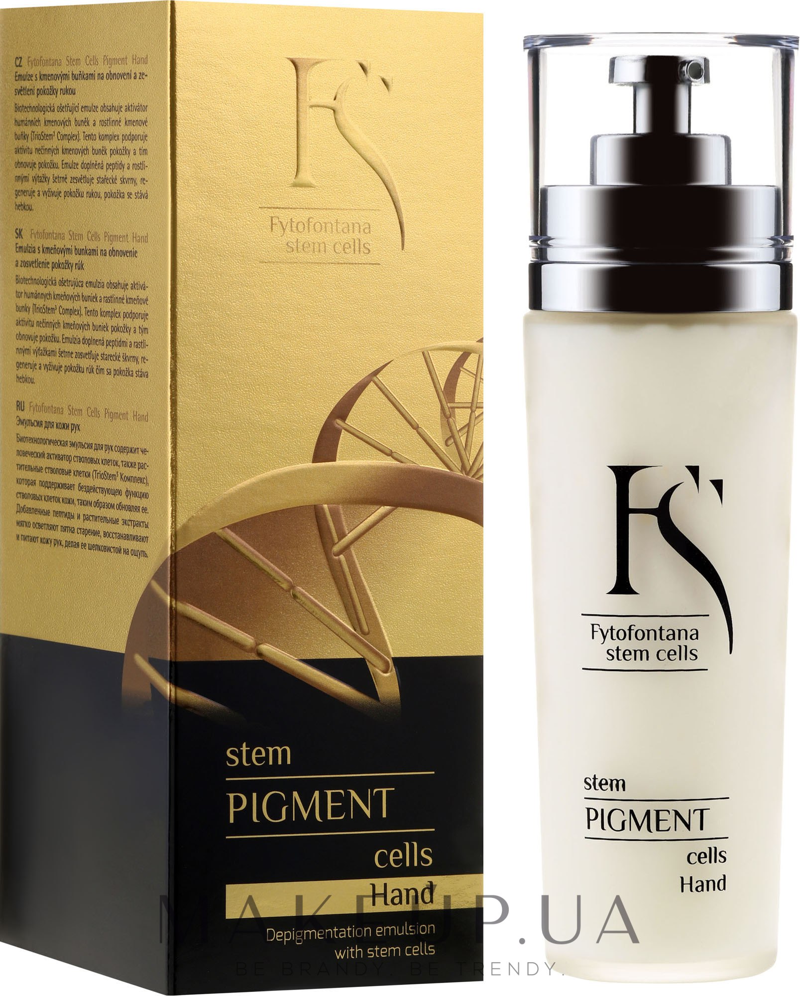 Эмульсия с стволовыми клетками для рук - Fytofontana Stem Cells Pigment Hand Emulsion — фото 125ml