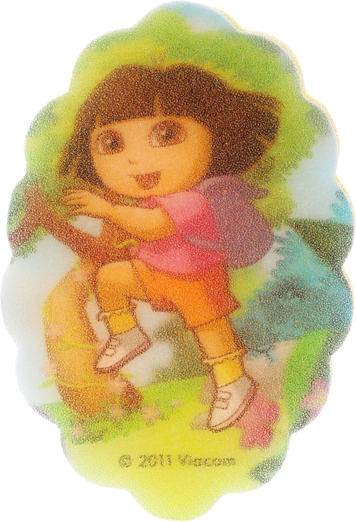 Мочалка банная детская "Дора" 7 - Suavipiel Dora Bath Sponge — фото N1