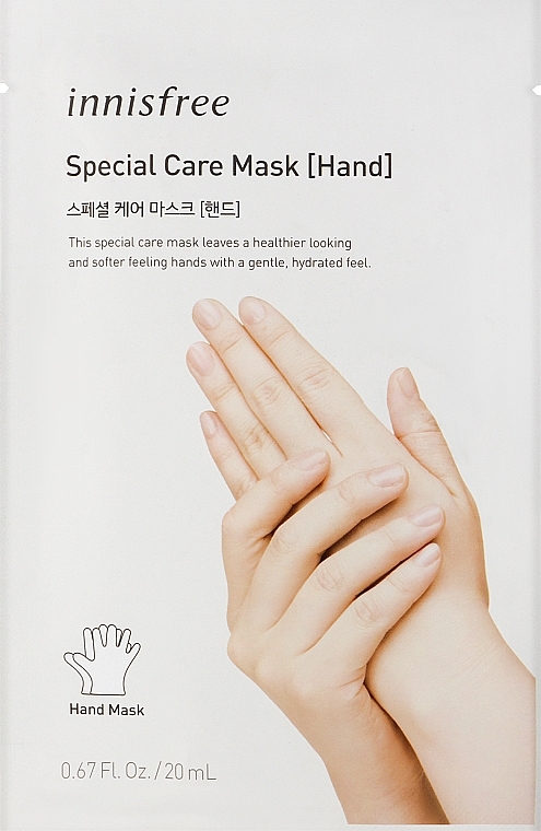 Живильна маска для рук з екстрактами 7 трав - Innisfree Special Care Mask Hand