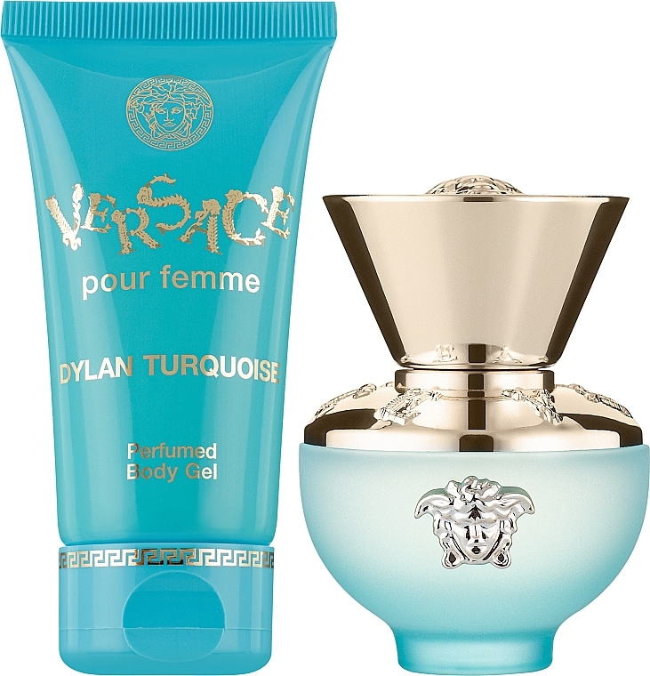 Versace Set Versace Dylan Turquoise Pour Femme - Набір (edt/30ml + show/gel/50ml) — фото N2