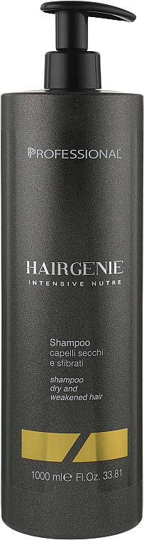 Шампунь для волосся "Інтенсивне живлення" - Professional Hairgenie Intensive Nutre Shampoo — фото N3