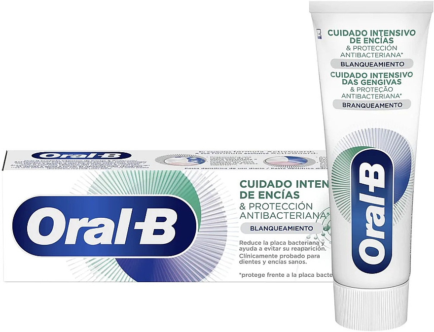Зубная паста для ухода за деснами - Oral-B Gum & Enamel Intensive Antibacterial Protection Toothpaste — фото N2