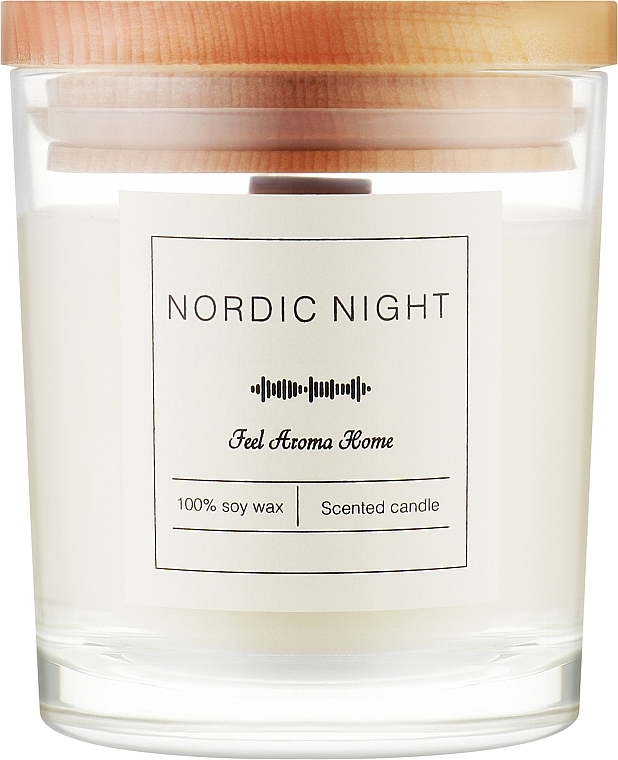 Ароматическая свеча "Северная ночь" - Feel Aroma Home Nordic Night Scented Candle