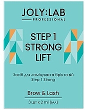 Набір засобів для ламінування брів та вій - Joly:Lab Step 1 Strong Lift — фото N2