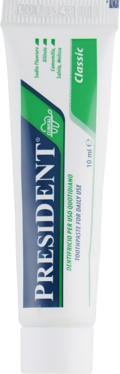 Зубна паста - President Clinical Classic (міні) — фото N3