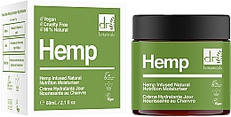 Увлажняющий дневной крем для лица - Dr. Botanicals Hemp Infused Natural Nutrition Moisturiser — фото N2