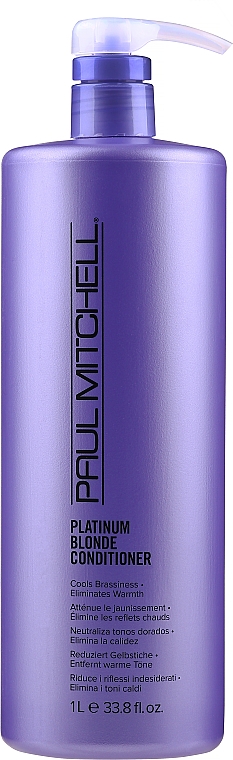 Кондиционер для светлых, седых и осветленных волос - Paul Mitchell Platinum Blonde Conditioner — фото N2