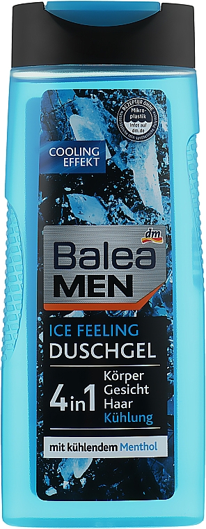 Гель-шампунь для душу 4 в 1 - Balea Men Shower Gel Ice Feeling — фото N1