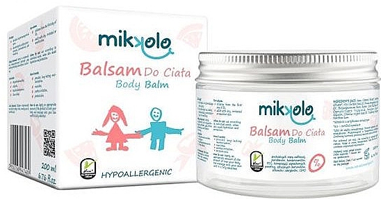 Бальзам для тіла - Nova Kosmetyki Mikkolo Body Balm — фото N1