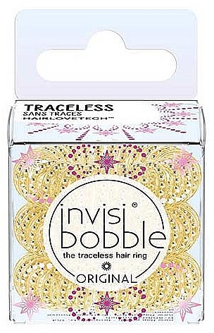Резинка для волос - Invisibobble Original Time to Shine Gold Rush — фото N1