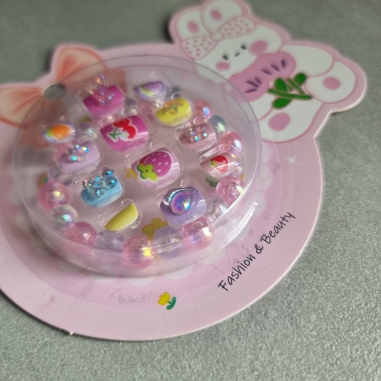 Накладные самоклеящиеся ногти для детей с браслетом, 935 - Deni Carte Tipsy Kids  — фото N5