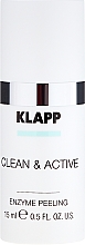 Парфумерія, косметика Ензимна маска-пілінг - Klapp Clean & Active Enzyme Peeling
