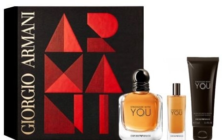 armani stronger with you gift set boots