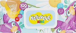 Дитячі серветки вологі "Ромашка", 100 шт - Naturelle Kidz — фото N1