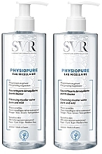 Парфумерія, косметика Набір - SVR Physiopure (mic/water/2x400ml)