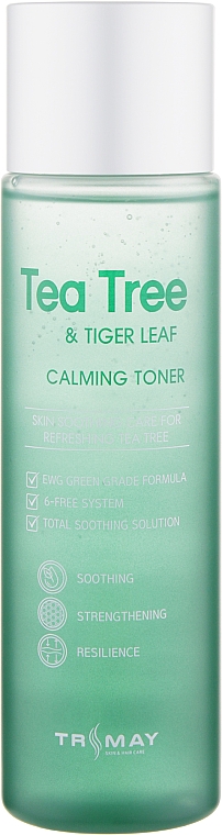 Успокаивающий тонер для лица, шеи и декольте - Trimay Tea Tree Tiger Leaf Calming Toner 