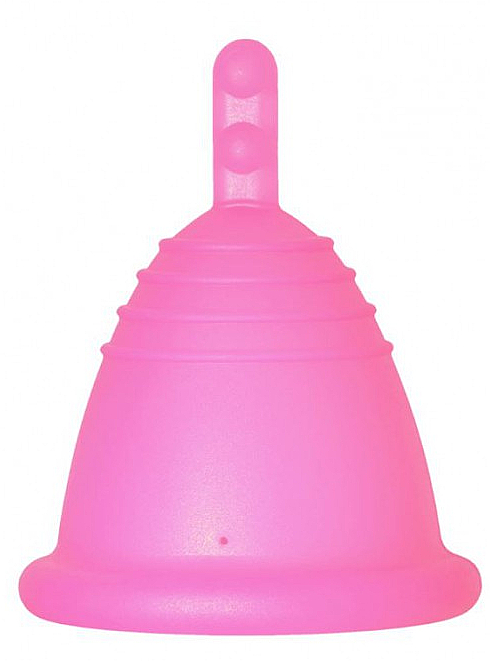 Менструальная чаша с ножкой, размер XL, розовая - MeLuna Soft Menstrual Cup  — фото N1