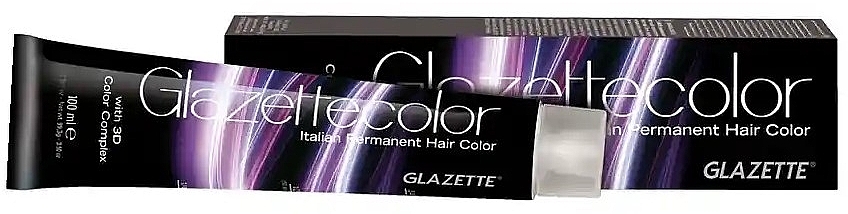 Краска-уход для волос - Itely Hairfashion Glazette Color Permanent Hair Color — фото N1