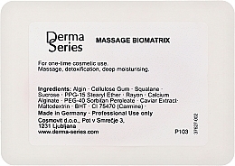 Духи, Парфюмерия, косметика Гидрофильная массажная маска - Derma Series Massage Biomatrix