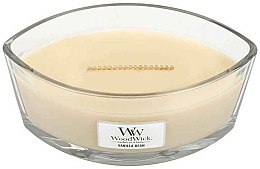 Ароматическая свеча в стакане - Woodwick Candle Ellipse Jar Vanilla Bean — фото N1