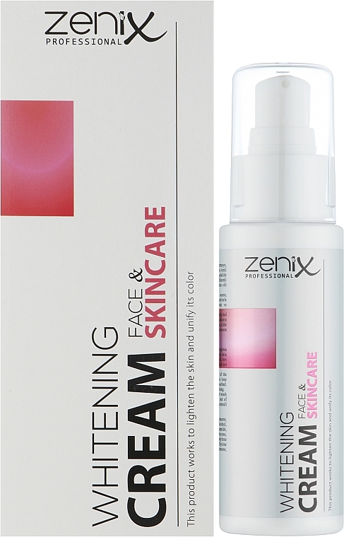 Відбілювальний крем для обличчя і тіла - Zenix Whitening Cream — фото N2