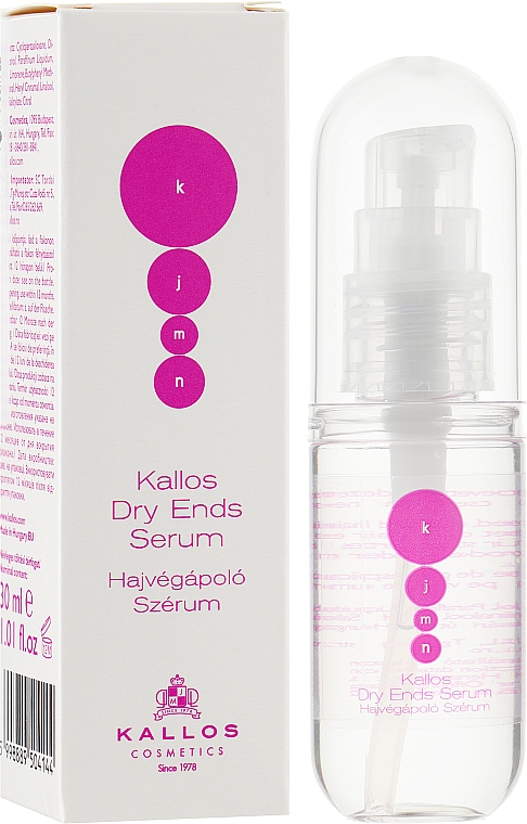 Сыворотка для сухих кончиков - Kallos Cosmetics Dry Ends Serum  — фото N1