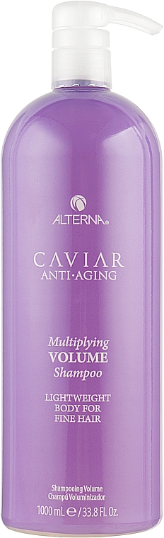 Шампунь для об'єму з екстрактом чорної ікри - Alterna Caviar Anti-Aging Multiplying Volume Shampoo — фото N3